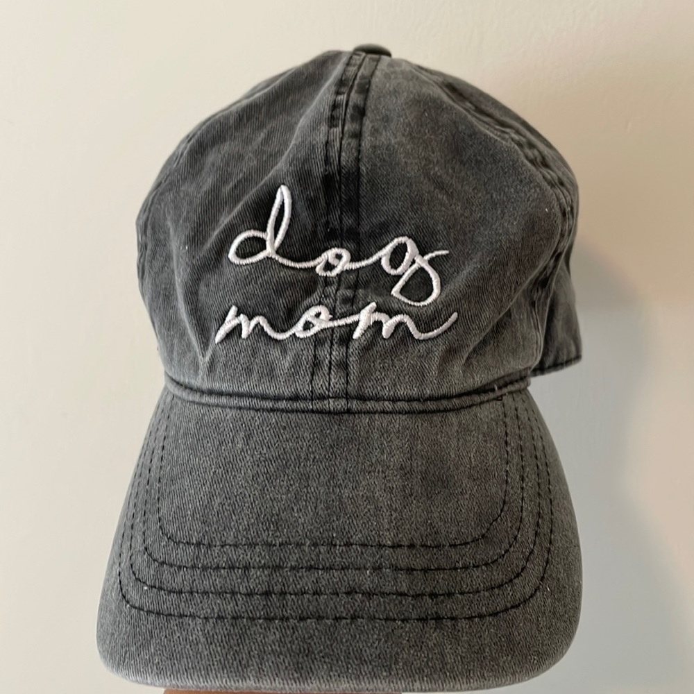 David and young dog mom hat